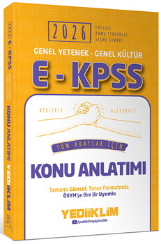 Yediiklim Yayınları 2026 EKPSS Genel Yetenek Genel Kültür Tüm Adaylar İçin Konu Anlatımı